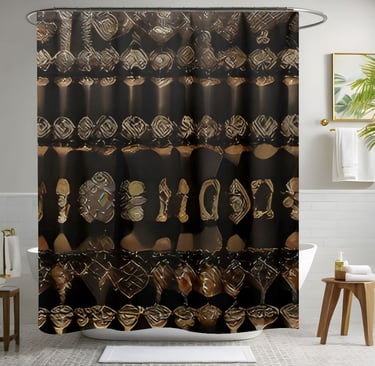 Tribal Shower Curtain Style 3