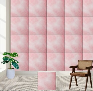 Elegant Pink Watercolor | Soft Blush Aesthetic Ceramic Tile