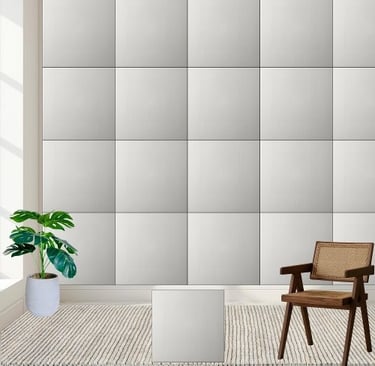 Minimalist White Wood Grain Ceramic Tile