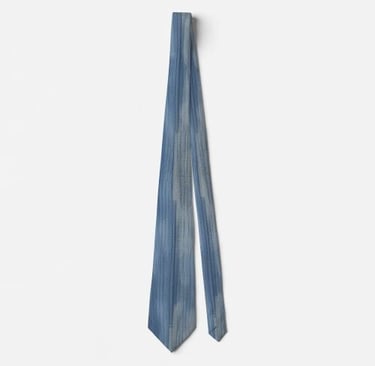 Denim Texture Neck Tie