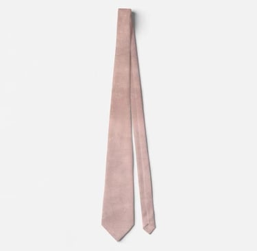 Dusty Rose Pink & Neutral Earth Tone Textured Neck Tie