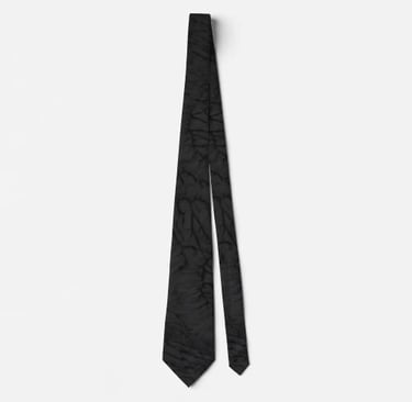 Unique Charcoal Pattern Neck Tie