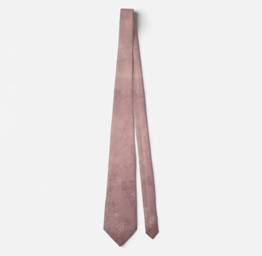 Blush Rustic Texture Neck Tie