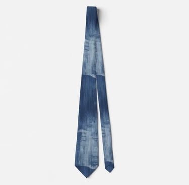 Denim Blue Neck Tie