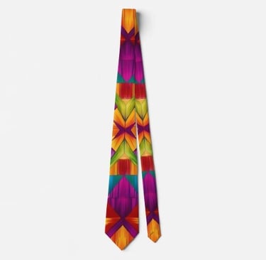 Kaleidoscope Burst Neck Tie
