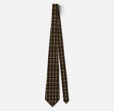Rustic Chic Boho Unique Neck Tie