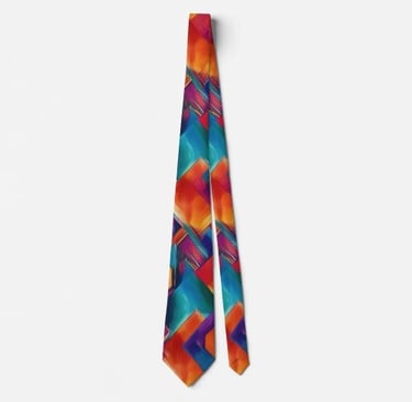 Kaleidoscope Burst Neck Tie