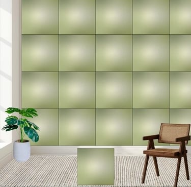 Elegant Olive Green Gradient Ceramic Tile