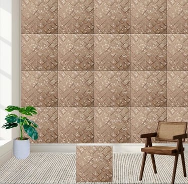 Stylish Beige Shimmering Glitter Floor Wall Tile