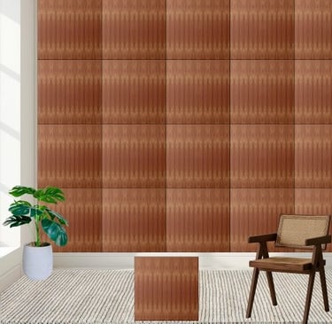 Retro Woodgrain Brown Ceramic Tile