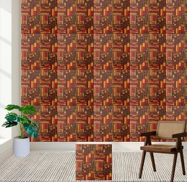 Artisan African Textile Design Tile