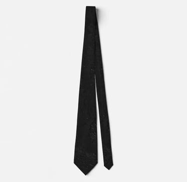 Executive Black Textured Professional Neck tie