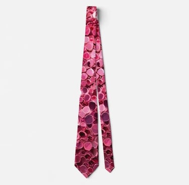 Glitter Pink Sequin Neck Tie