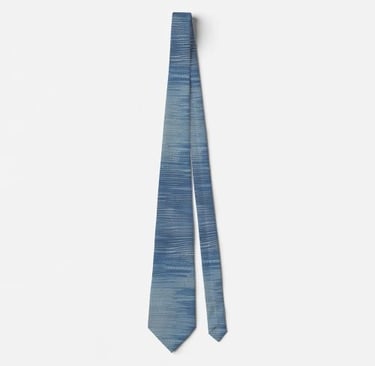 Modern Blue Jean Style Neck Tie