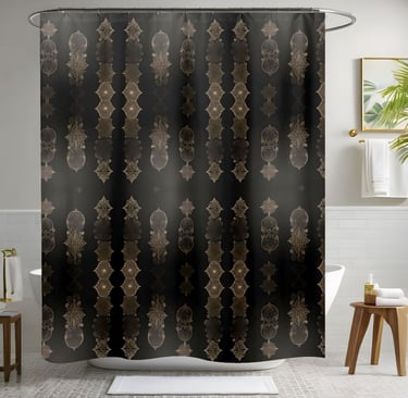 Moroccan Boho Shower Curtain
