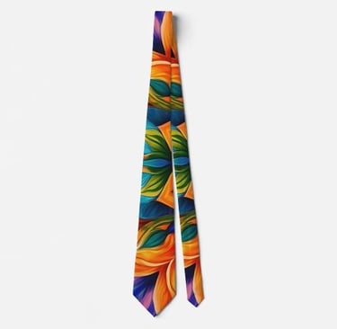 Bohemian Spirit Mandala Neck Tie