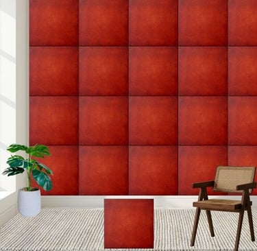 Deep Red Textured Ceramic Tile