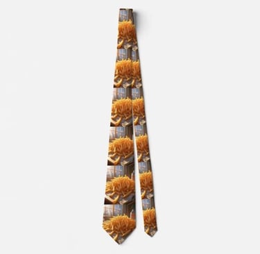 French Fries Platter Neck Tie