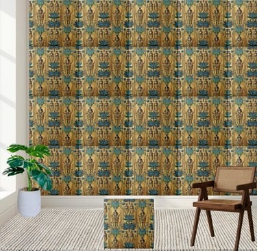 Treasures of Tutankhamun Inspired Egyptian Tile