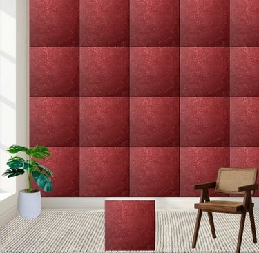 Luxurious Radiant Red Glitter Stylish Wall Floor Ceramic Tile