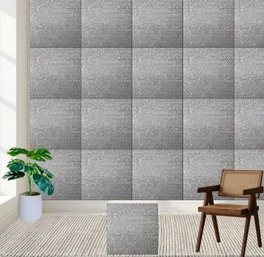 Silver Dotted Stone-like Stylish Floor Textured Ceramic Tile