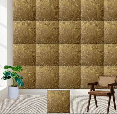 Unique Glamorous Modern Gold Sparkle Ceramic Tile