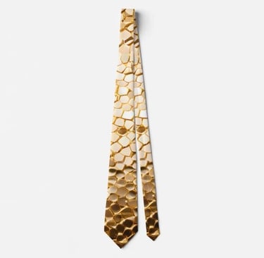 Sparkly Gold Sequin Neck Tie
