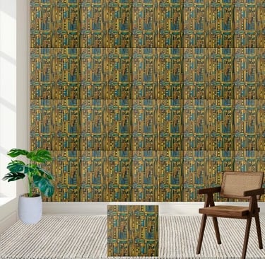 Sands of Time Egyptian Pattern Tile
