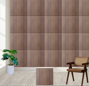 Brown Oak Pattern - Rustic Wood Grain Ceramic Tile
