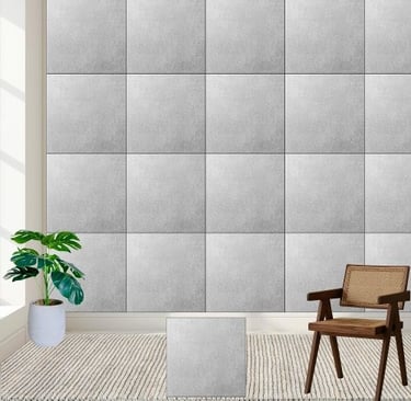 Elegant Light Grey Concrete Texture Ceramic Tile