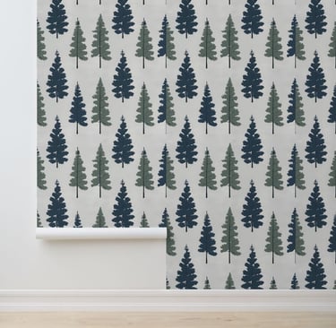 Nature Inspired Woodland Theme Peel and Stick Wallpaper