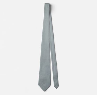 Neutral Grey Style Neck Tie