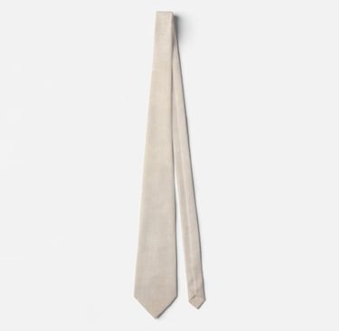 Chic Neutral Textured Neck tie