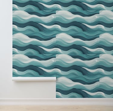 Fluid Motion Abstract Peel and Stick Wallpaper