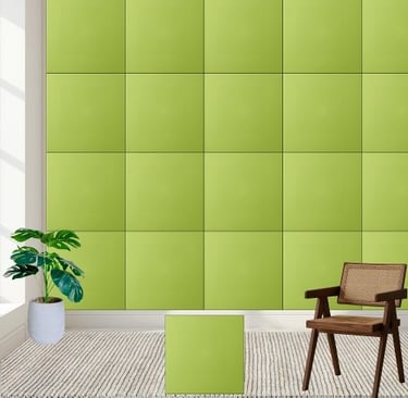 Lime Green Solid Color Ceramic Tile
