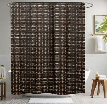 Western Style Boho Shower Curtain