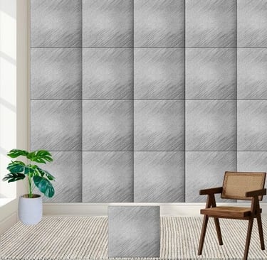 Brushed Metal Texture Ceramic Tile Style 2
