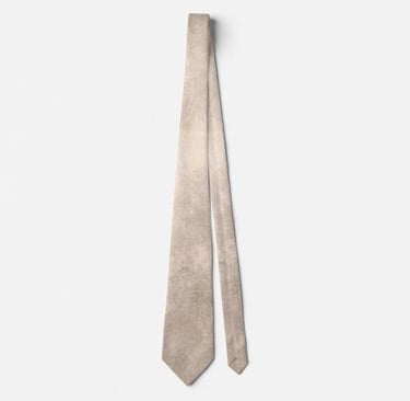 Chic Concrete Neutral Neck Tie