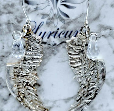 Sterling Silver and Swarovski crystal Earrings