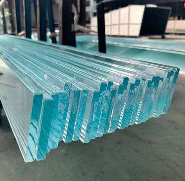 Cut tempered glass