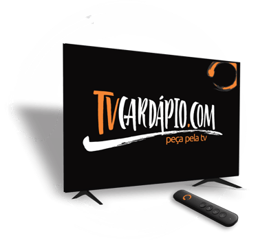 Logo TVCardápio.com – peça pela TV