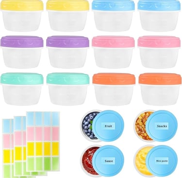 Pack de recipientes para snacks / tupper pequeños 