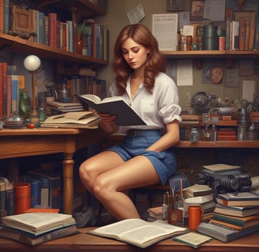 white and black typewriter with white printer paper