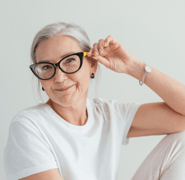 Personne âgée mais dynamique