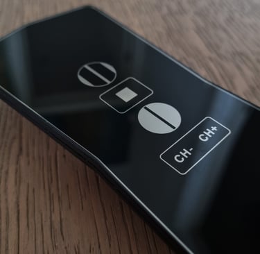 elektrinių karnizų sistemos nuotolinio valdymo pultelis