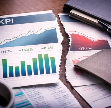 Positive KPI results partially conceal negative performance data, showing how metrics can mislead business decisions