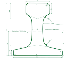 crane rail drawing
