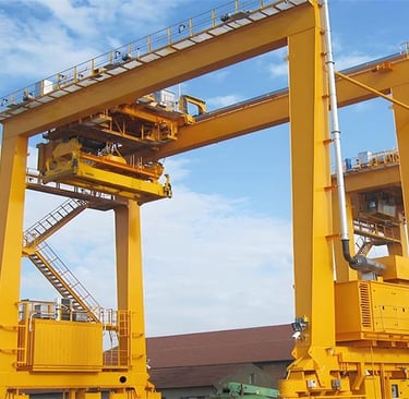 rts rubber tyre gantry inspection