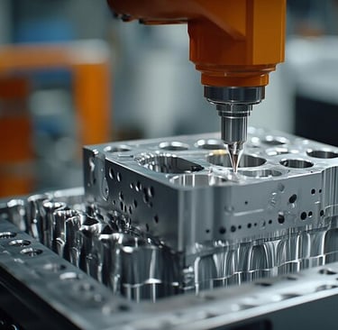 Engine block maching by Vertical Milling Machine (VMC)