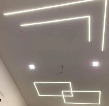 تصميم جبس بورد حديث لغرفة معيشة في ابها